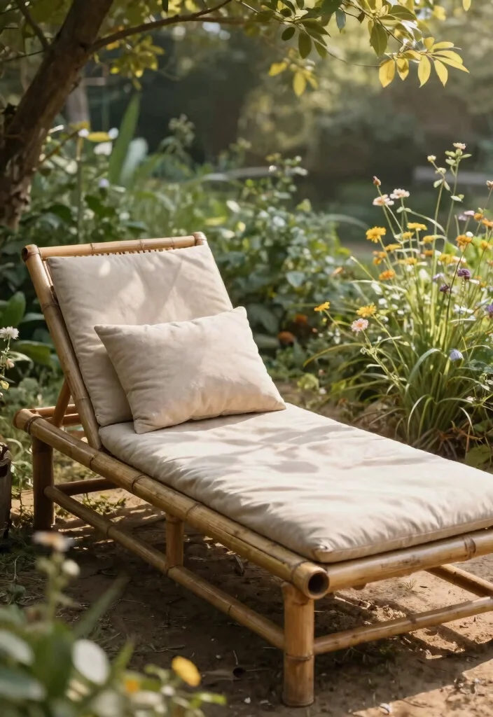10 Best Chaise Lounge for Patio Sunbathing Resort Style 5. Eco Friendly Bamboo Lounger 0