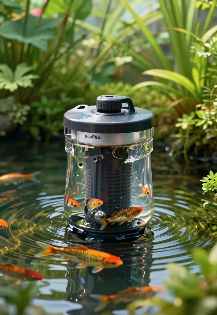 10 Best Pond Pumps for Fish Safety and Flow 1. EcoPlus Submersible Water Pump 0