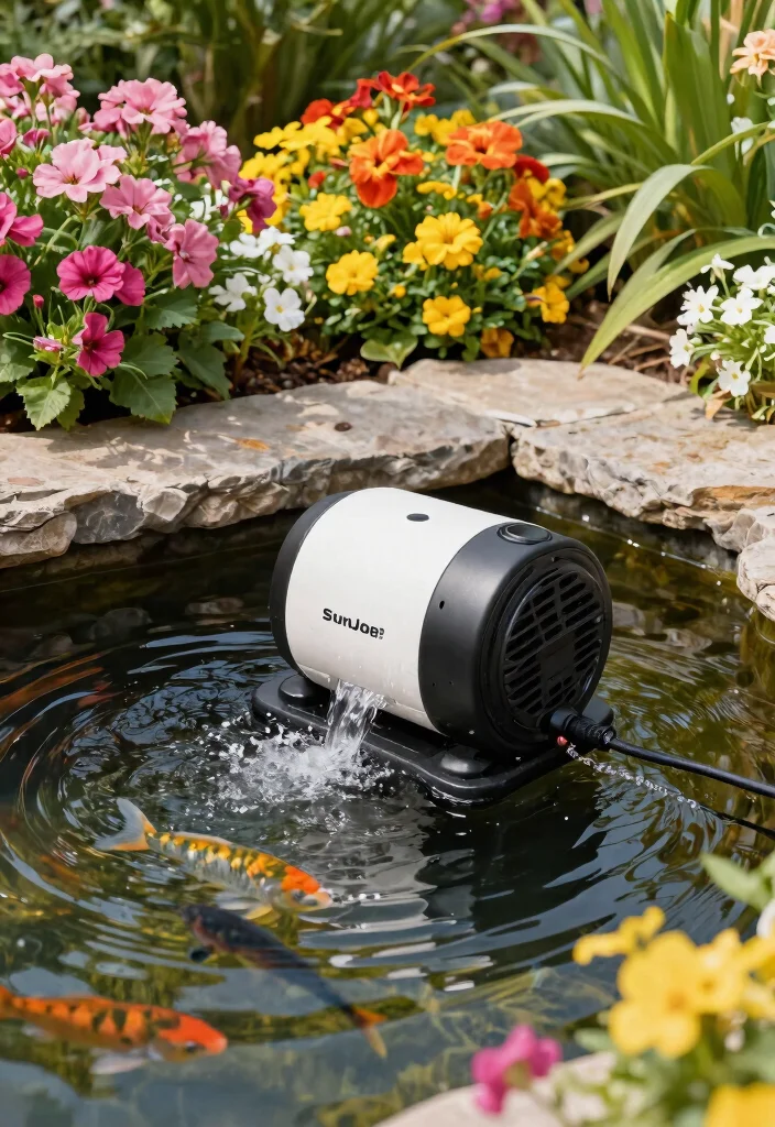 10 Best Pond Pumps for Fish Safety and Flow 10. SunJoe SJFP4500 Water Pump 0