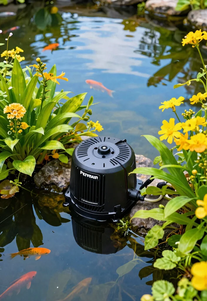 10 Best Pond Pumps for Fish Safety and Flow 5. Pentair Aquatic Eco Complete Pond Pump 0