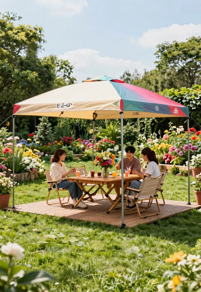 10 Durable Pop Up Canopy Tent Top Reviews for Your Outdoor Gatherings 1. E Z UP 10x10 Instant Canopy 0