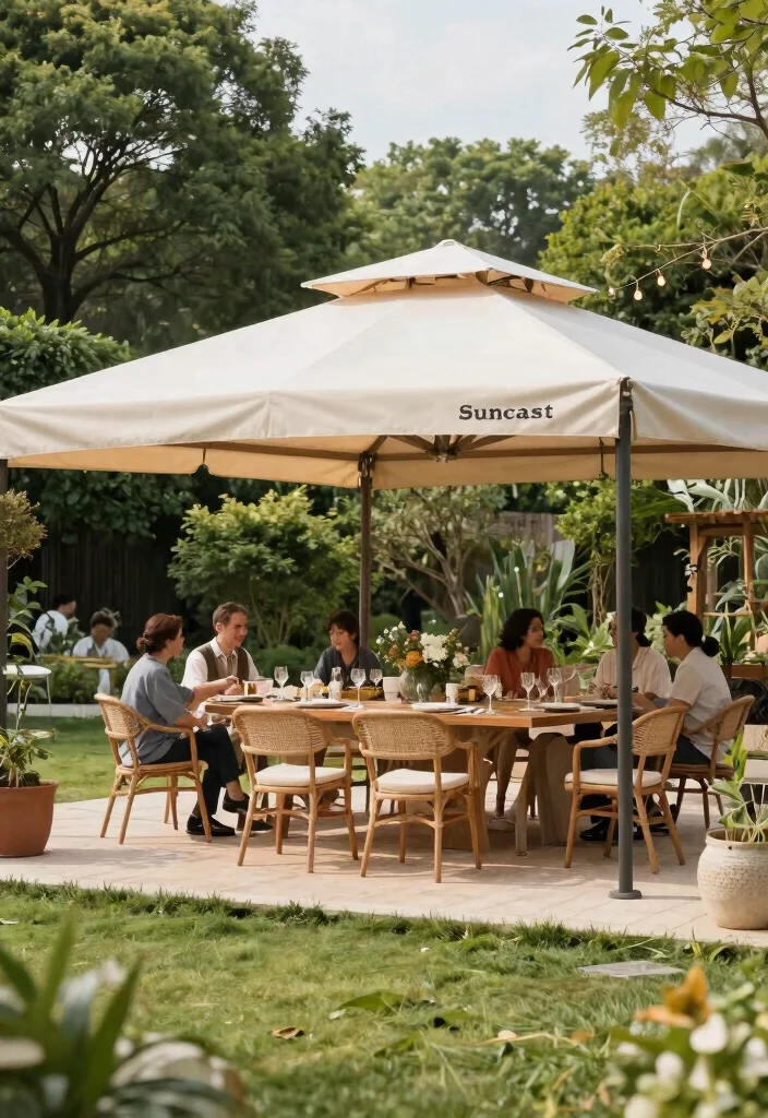 10 Durable Pop Up Canopy Tent Top Reviews for Your Outdoor Gatherings 10. Suncast 10x10 Canopy 0