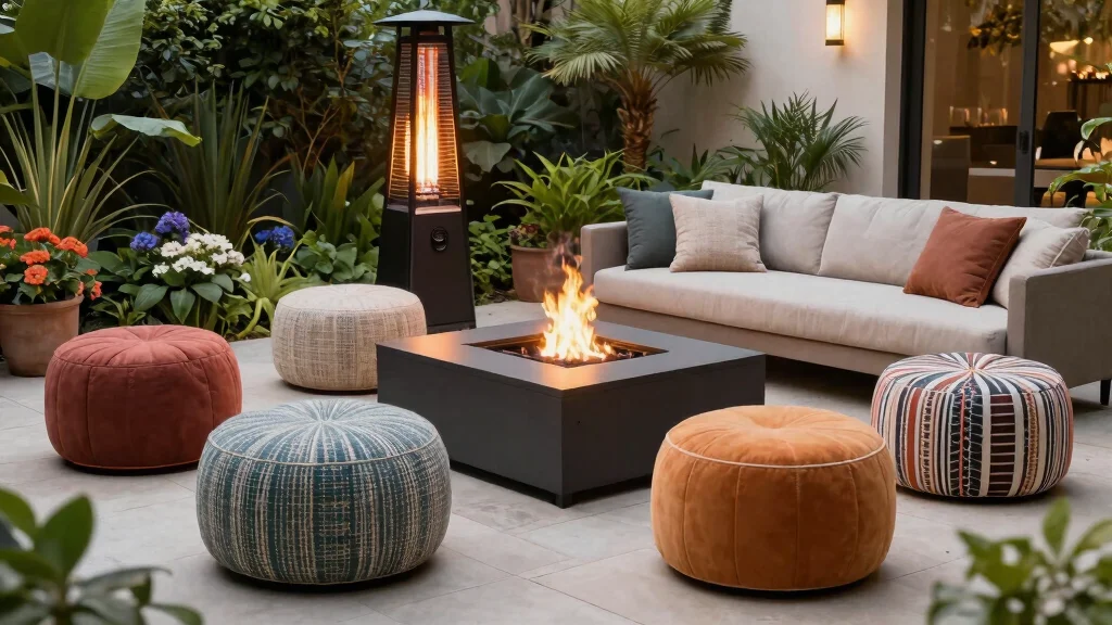 11 Chic Outdoor Ottoman Ideas [Rest Your Feet]