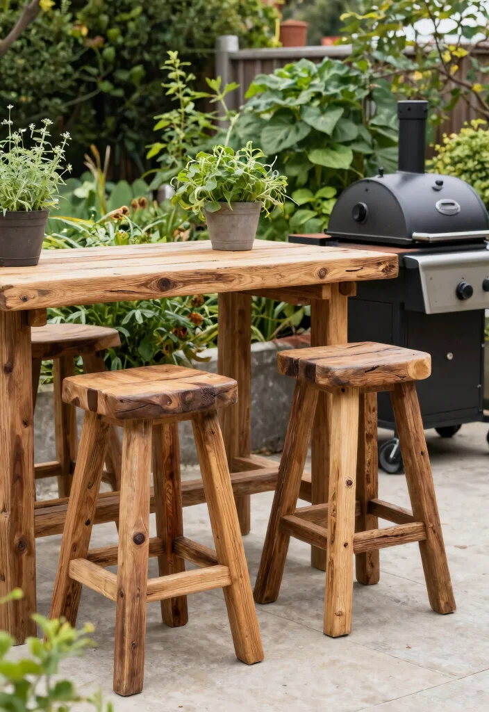 11 Chic Patio Bar Stool Inspiration for Outdoor Kitchens 10. Eco Friendly Options for Sustainable Living 0