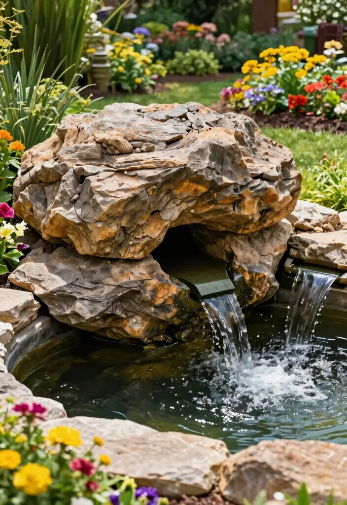 11 Clever Pond Filter Cover Ideas to Hide Equipment 6. Get Creative with a Faux Rock 0
