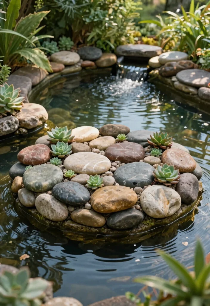 11 Clever Pond Pump Cover Ideas to Blend In 2. Decorative Stone Cover 0