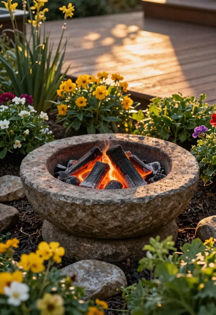 11 Cozy DIY Table Top Fire Bowl Ideas Cheap Easy 1. Stone Fire Bowl 0