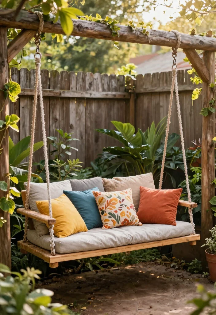 11 Easy DIY Patio Swing Ideas Build It Yourself 4. DIY Pallet Swing 0