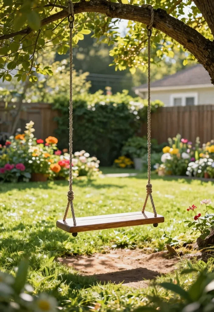 11 Easy DIY Patio Swing Ideas Build It Yourself 9. Tree Swing for a Touch of Nostalgia 0