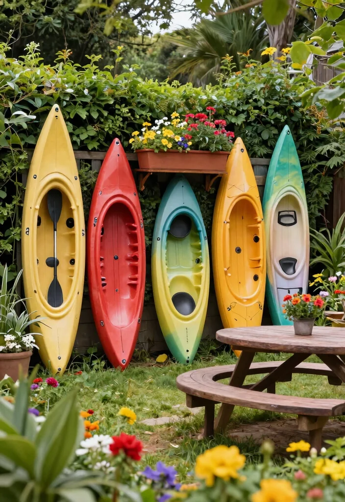 11 Fun Colorful Kayak Storage Ideas Outdoor Displays Conclusion 0
