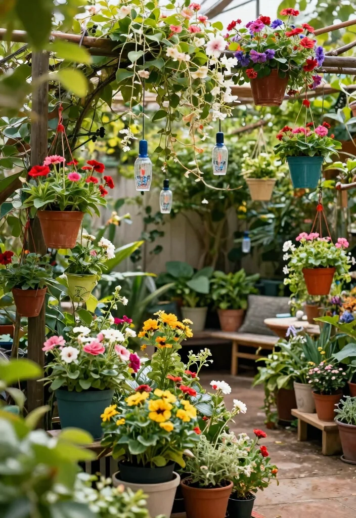 11 Genius Bug Zapper Hanging Ideas for Outdoor Patios 4. Hanging Gardens with Bug Zapper Integration 0