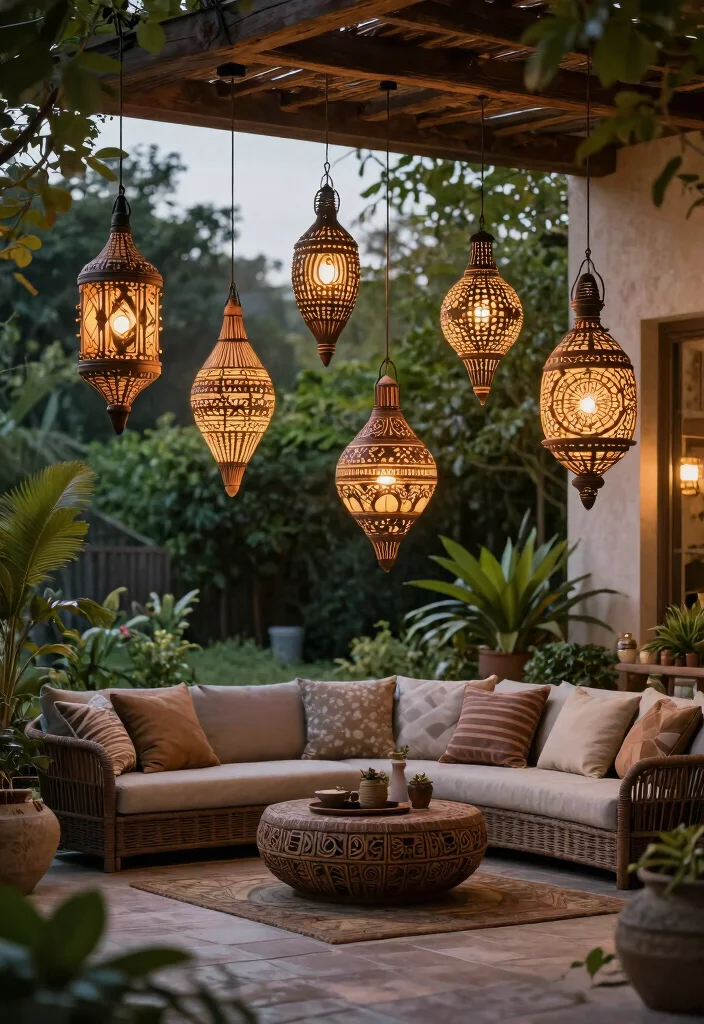11 Genius Bug Zapper Hanging Ideas for Outdoor Patios 6. Artisanal Hanging Sculptures with Bug Zapper Functionality 0