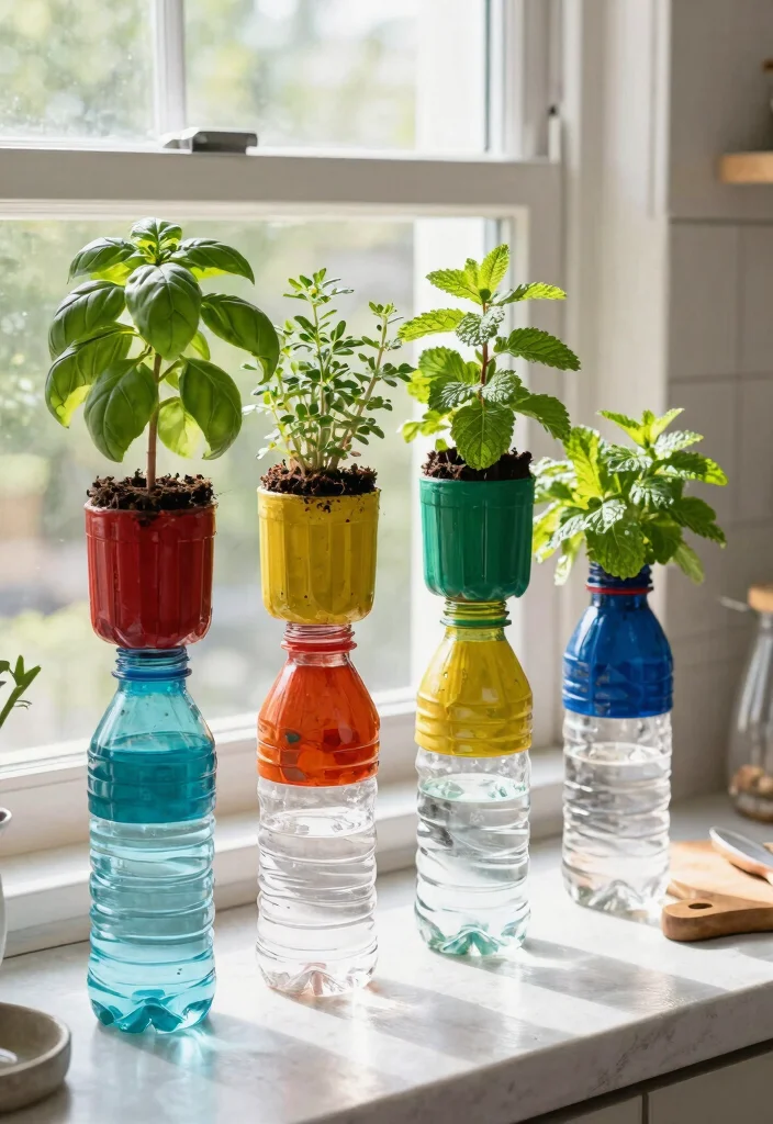 11 Genius Self Watering Planter Ideas Lazy Gardening 1. Bottle Planters Recycle and Grow 0