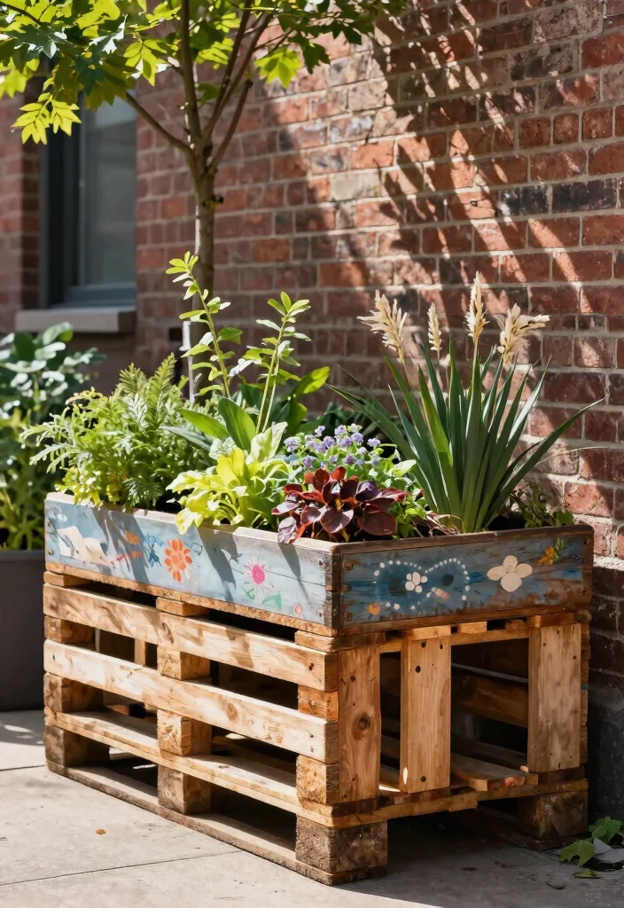 11 Genius Self Watering Planter Ideas Lazy Gardening 10. Upcycled Wooden Pallets 0