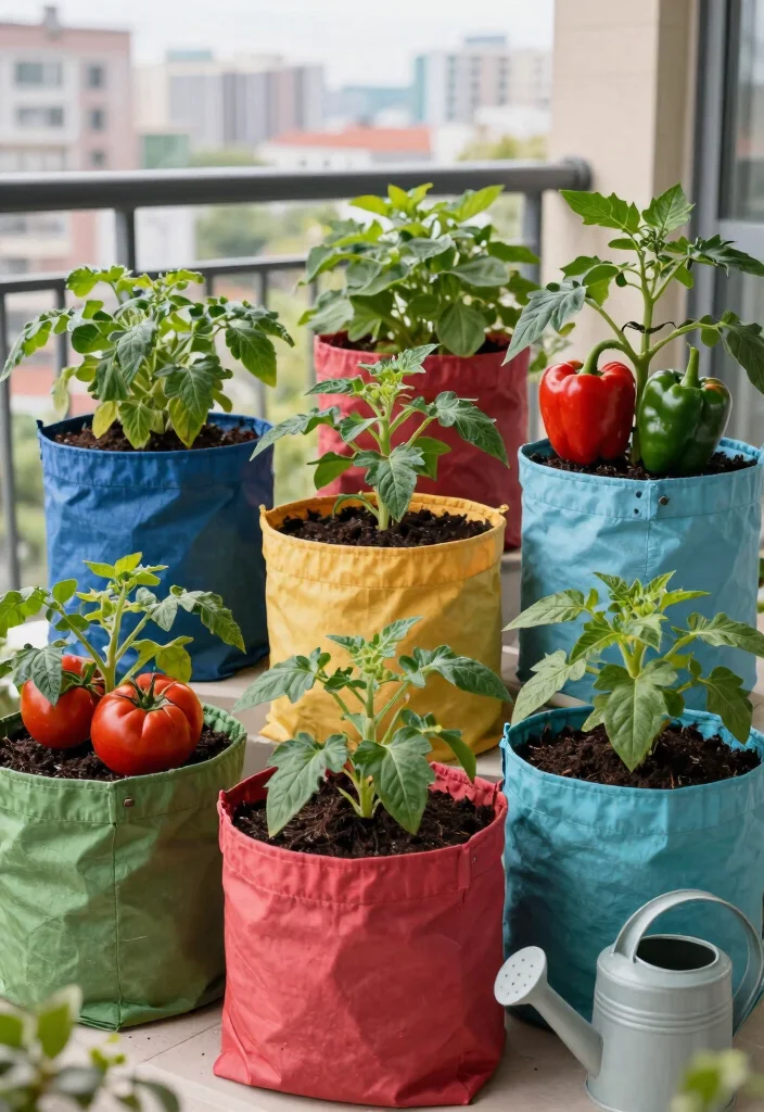 11 Genius Self Watering Planter Ideas Lazy Gardening 3. Fabric Grow Bags Breathable and Efficient 0