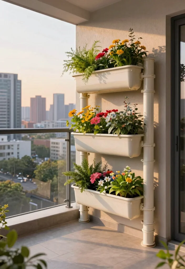 11 Genius Self Watering Planter Ideas Lazy Gardening 5. PVC Pipe Planters 0