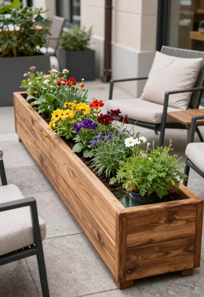 11 Genius Self Watering Planter Ideas Lazy Gardening 6. Trough Planters with Water Reservoirs 0