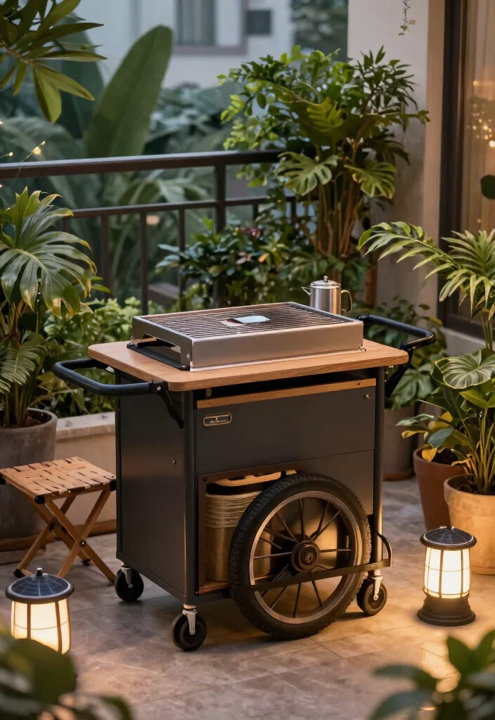 11 Handy Rolling Grill Cart Ideas Move Anywhere 4. Space Saving Solutions 0