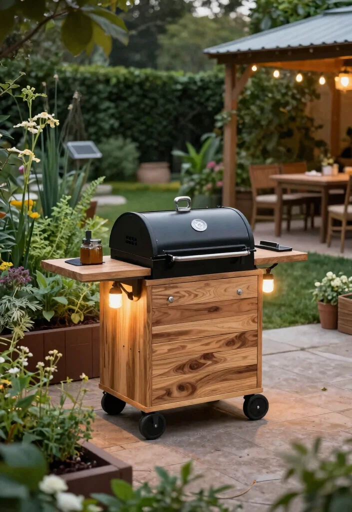 11 Handy Rolling Grill Cart Ideas Move Anywhere 7. Sustainable Grilling Solutions 0