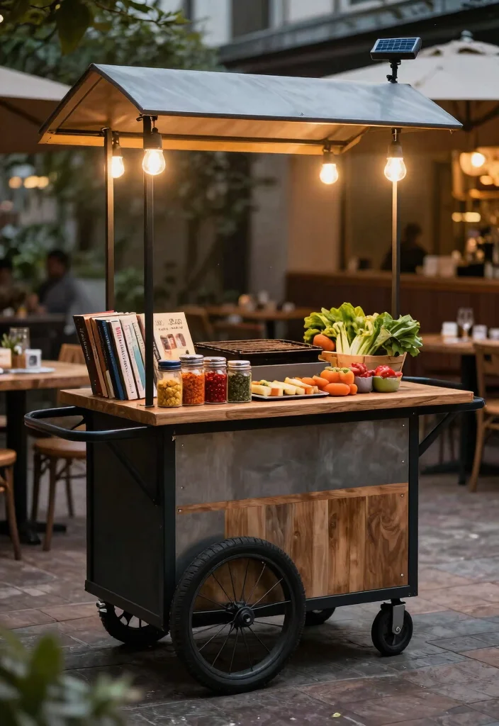 11 Handy Rolling Grill Cart Ideas Move Anywhere 9. Culinary Inspiration Station 0