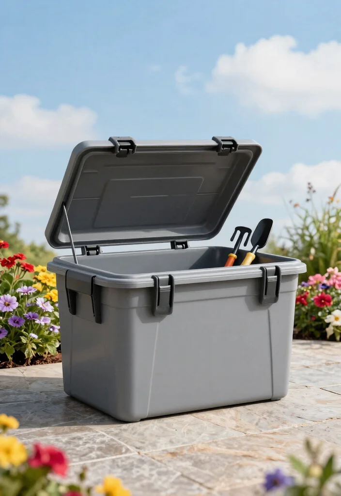 11 Heavy Duty Outdoor Storage Box Ideas Hide Clutter 2. Weather Resistant Outdoor Storage Box 0