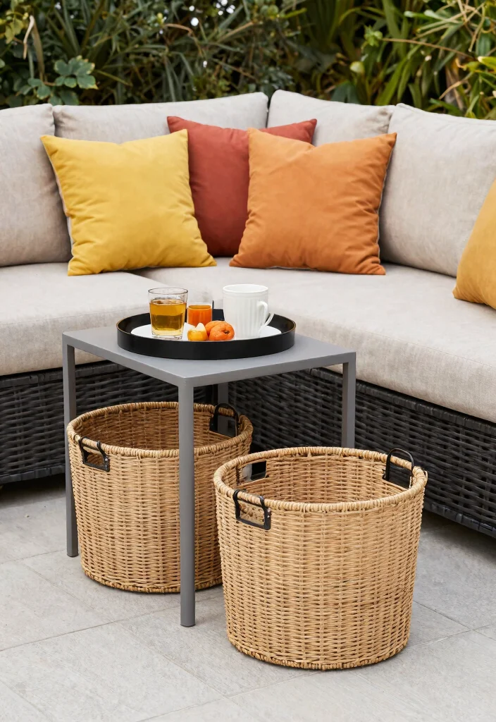 11 Luxury Patio Sectional Decorating Ideas for a Cozy Vibe 8 11 Luxury Patio Sectional Decorating Ideas for a Cozy Vibe 8. Functional Accessories 0