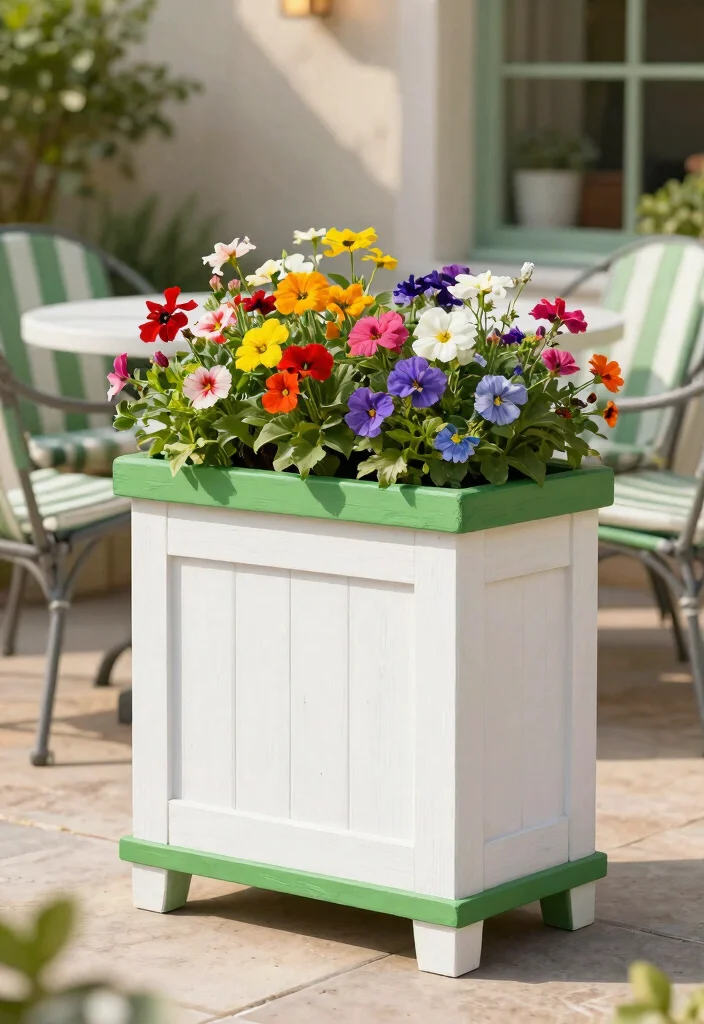 11 Smart Hose Box Ideas to Hide Ugly Pipes DIY 2. Decorative Planter Box 0