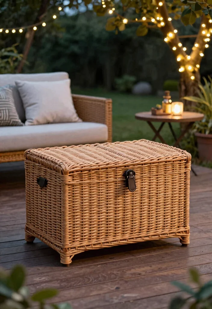 11 Smart Smoker Pellet Storage Ideas Keep Wood Dry 3. Stylish Outdoor Chest 0