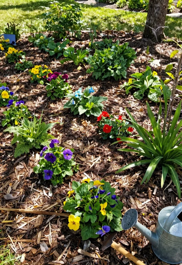 11 Smart Watering Garden Ideas for Drip Irrigation Setup 6. Mulching for Moisture Retention 0