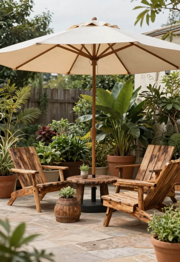 11 Stylish Offset Umbrella Patio Ideas for Lounge Chairs 10. Eco Friendly Choices with Sustainable Materials 0