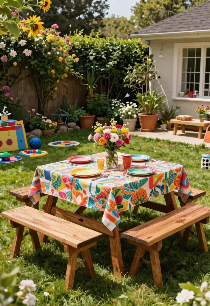 11 Timeless Teak Patio Furniture Ideas Built to Last 2. Teak Picnic Tables for Family Gatherings 0