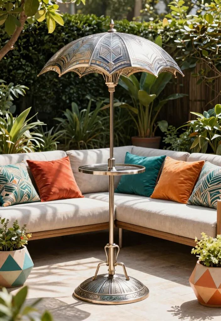 11 Vintage Antique Umbrella Stand Collection Ideas for Your Outdoor Space 5 11 Vintage Antique Umbrella Stand Collection Ideas for Your Outdoor Space 5. Art Deco Inspired Stands 0
