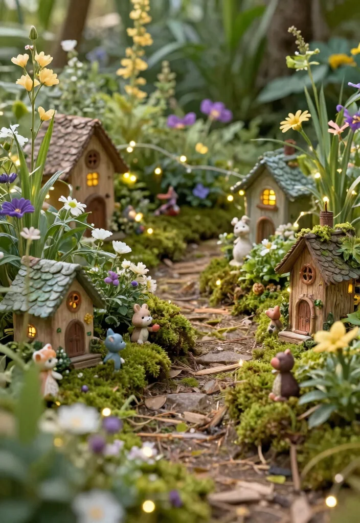 13 Beautiful Outdoor Garden Sculpture Inspiration Photos 12. Romantic Fairy Garden Sculptures 0