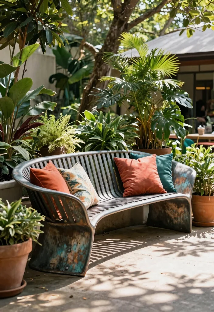 13 Beautiful Outdoor Garden Sculpture Inspiration Photos 5. Functional Art Sculptural Seating 0