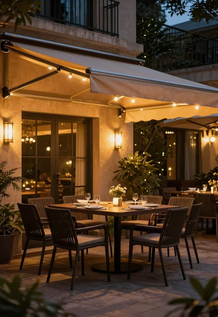 13 Best Deck Shade Ideas: Retractable Awning Designs 11 13 Best Deck Shade Ideas Retractable Awning Designs 11. Retractable Awning with Built in Lighting 0