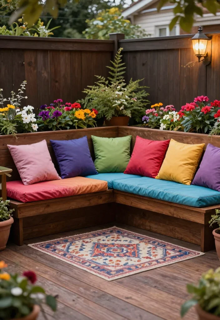 13 Best Patio Bench Ideas for Your Backyard Seating Layouts 5 13 Best Patio Bench Ideas for Your Backyard Seating Layouts 5. Built in Bench 0