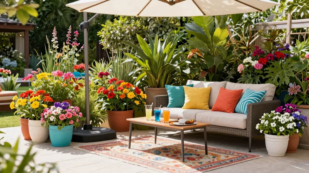 13 Clever Umbrella Base Planter Ideas [Hide the Stand]