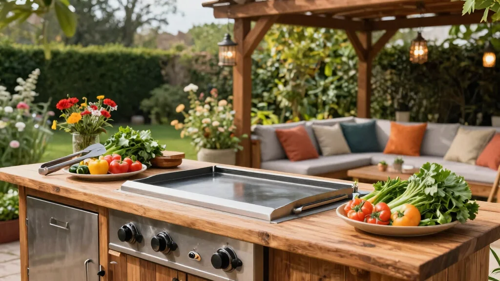 13 Custom DIY Outdoor Griddle Ideas [Built In Layouts]