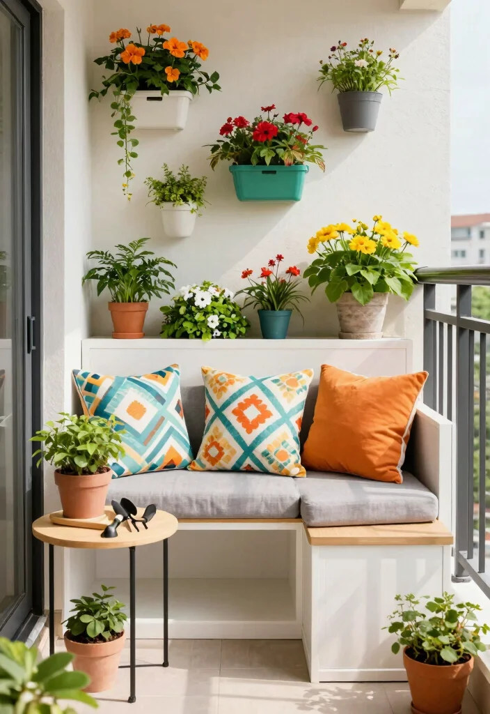 13 Cute Patio Loveseat Ideas for Small Balconies 4 13 Cute Patio Loveseat Ideas for Small Balconies 4. Compact Sofa with Storage 0