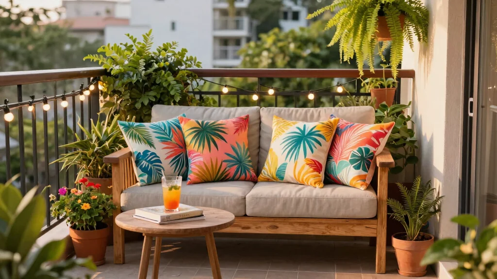 13 Cute Patio Loveseat Ideas for Small Balconies