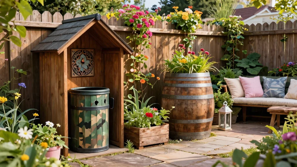 13 Genius Trash Can Hiding Ideas for Your Outdoor Setup