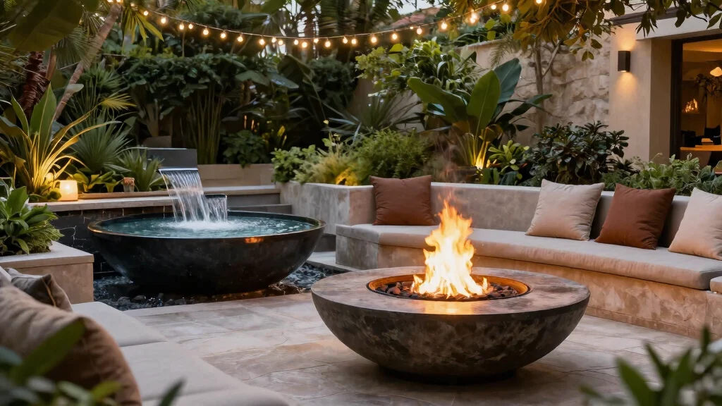 13 Luxury Fire and Water Bowl Ideas for a Resort Vibe