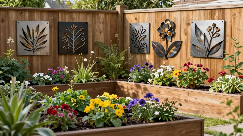 13 Modern Outdoor Wall Art Ideas: Metal Designs