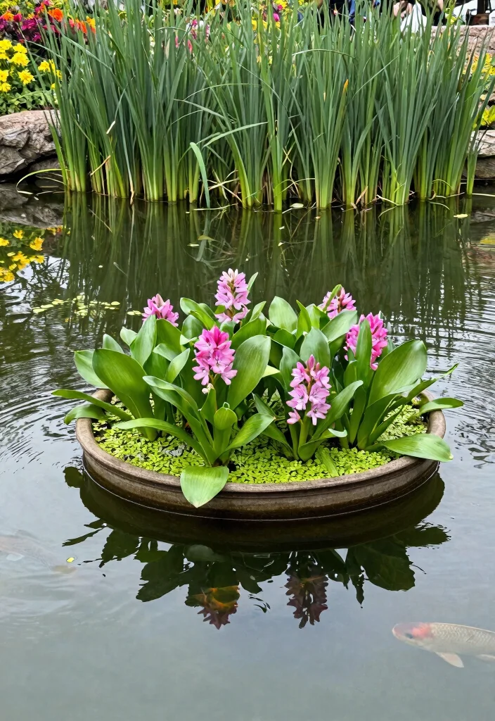 13 Natural Pond Bog Filter Ideas Eco Friendly 3. Floating Plant Bog Filter 0
