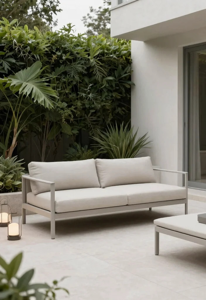 13 Stunning Patio Couch Inspiration Photos Designer Look 5. Sophisticated Minimalism 0