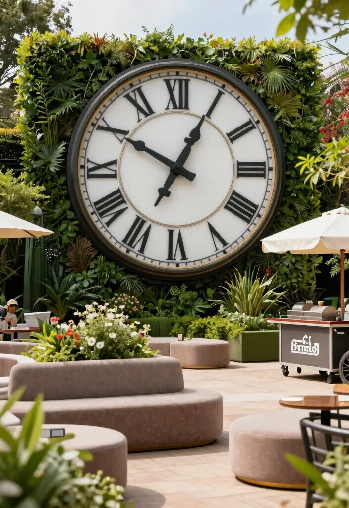 13 Unique Outdoor Clock Inspiration Photos to Pin 9. Large Clock for Grand Spaces 0