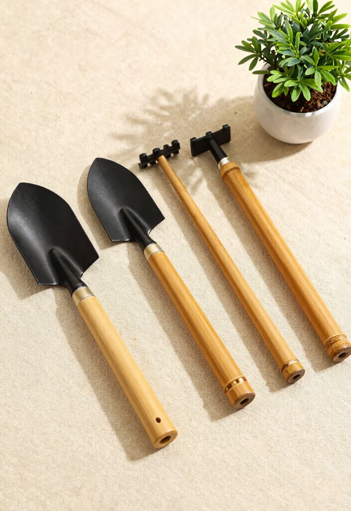 15 Beautiful Garden Tool Set Ideas for Green Thumbs 3 15 Beautiful Garden Tool Set Ideas for Green Thumbs 3. Bamboo Garden Tools 0