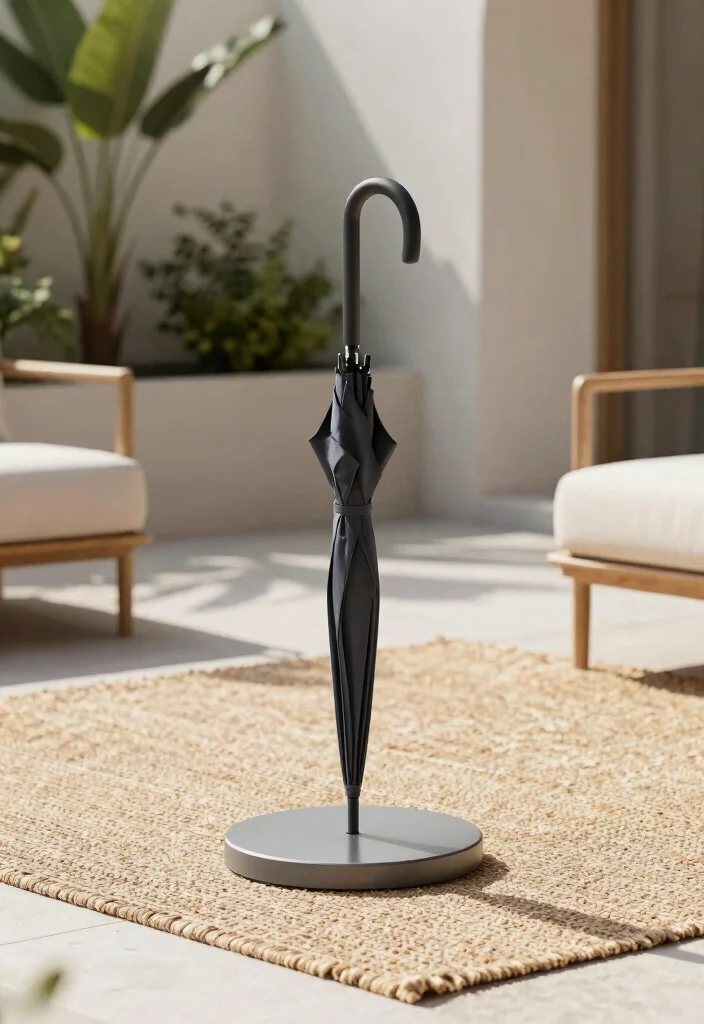 15 Beautiful Umbrella Stand Ideas for the Patio 13 15 Beautiful Umbrella Stand Ideas for the Patio 13. Floating Umbrella Stand Idea 0
