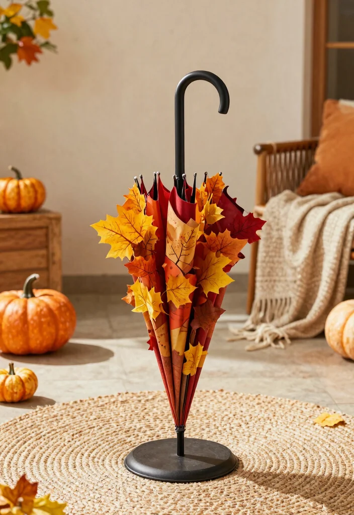 15 Beautiful Umbrella Stand Ideas for the Patio 15 15 Beautiful Umbrella Stand Ideas for the Patio 15. Seasonal Umbrella Stand Decor 0