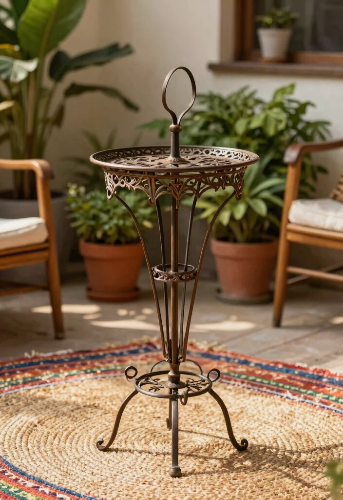 15 Beautiful Umbrella Stand Ideas for the Patio 4 15 Beautiful Umbrella Stand Ideas for the Patio 4. Vintage Metal Umbrella Stand 0